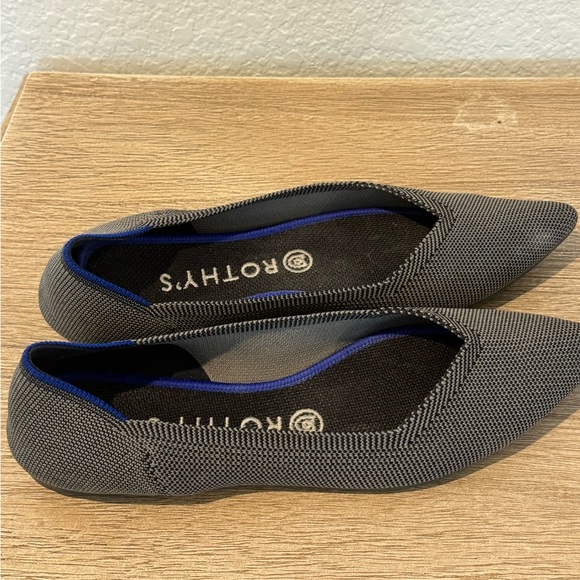 ROTHYS THE POINT WOMENS FLAT SHOES 8.5 - Picture 3 of 5